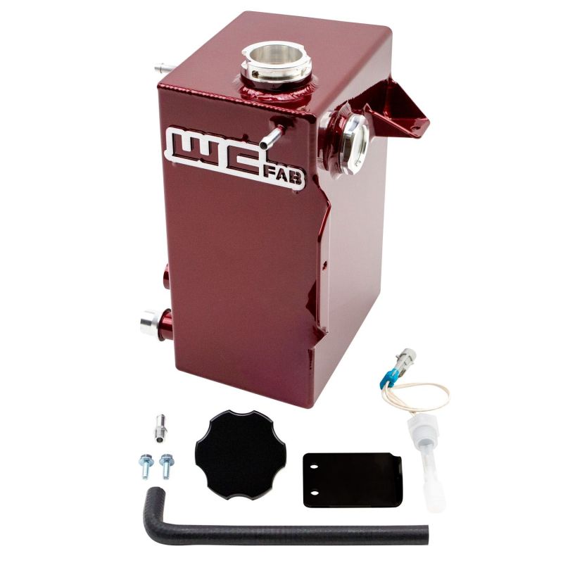Wehrli 20-24 Chevrolet-GMC 6.6L L5P Duramax OEM Placement Coolant Tank Kit - WCFab Red Wehrli Coolant Reservoirs AXOPROS