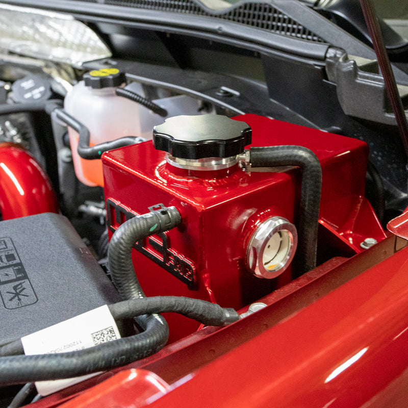Wehrli 20-24 Chevrolet-GMC 6.6L L5P Duramax OEM Placement Coolant Tank Kit - WCFab Red Wehrli Coolant Reservoirs AXOPROS
