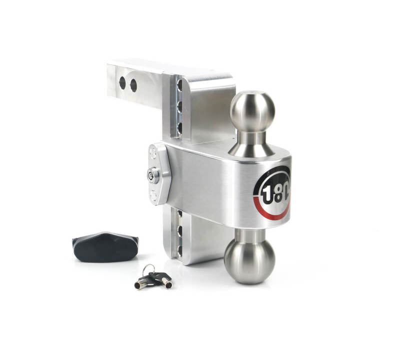Weigh Safe 180 Hitch 6in Drop Hitch & 2in Shank (10K/12.5K GTWR) - Aluminum Weigh Safe Hitch Ball Mounts AXOPROS