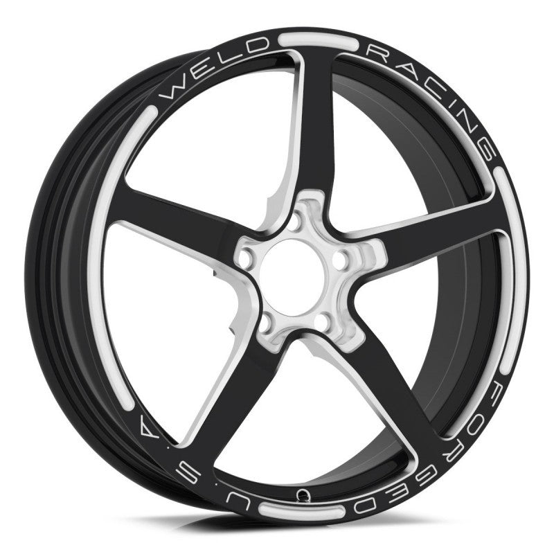 Weld Alumastar 1-Piece 18x6 / 5x115 BP / 2.7in. BS Black Wheel - Non-Beadlock Weld Wheels - Forged AXOPROS