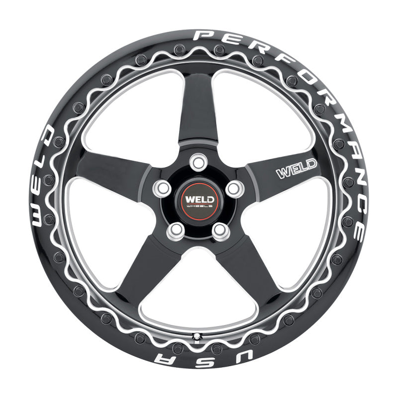 Weld S156 15x10 Ventura 6 Drag 6x139.7 ET38 BS7.00 Gloss BLK MIL DIA 106.1 Weld Wheels - Cast AXOPROS
