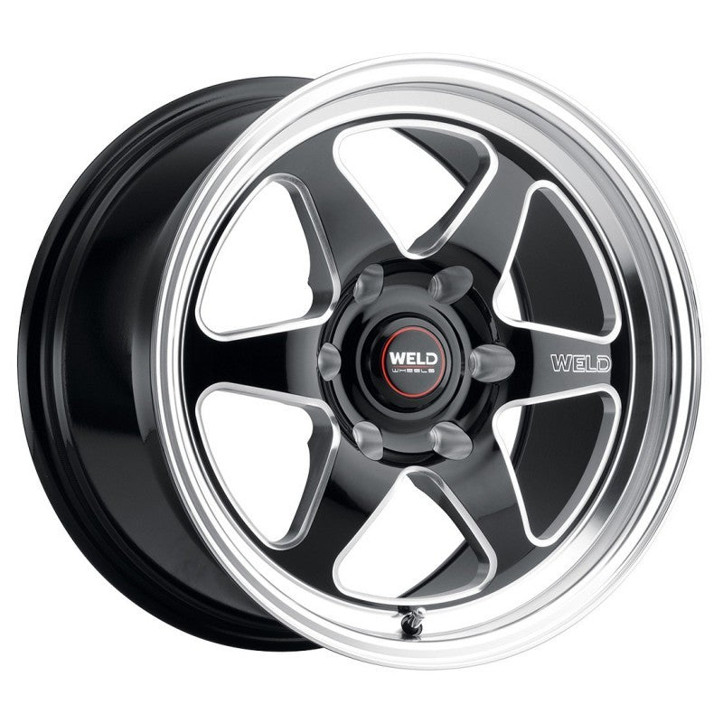 Weld S156 17x7 Ventura 6 Drag 6x139.7 ET00 BS4.00 Gloss BLK MIL DIA 106.1 Weld Wheels - Cast AXOPROS