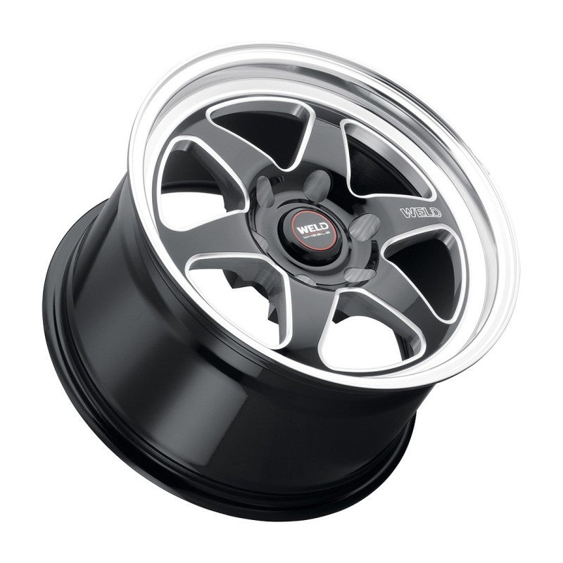 Weld S156 20x7 Ventura 6 Drag 6x139.7 ET13 BS4.50 Gloss BLK MIL DIA 106.1 Weld Wheels - Cast AXOPROS