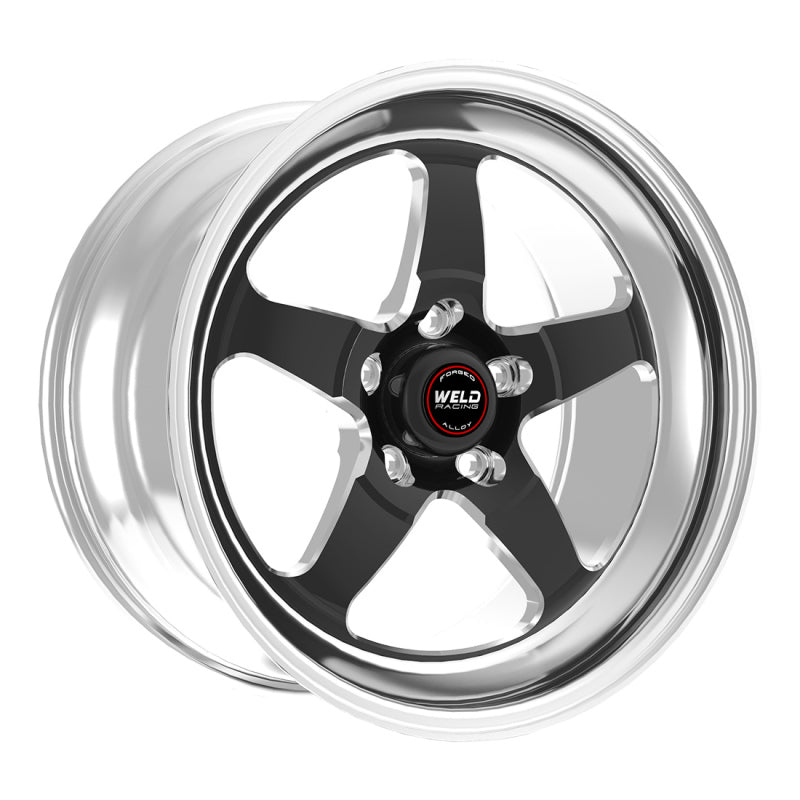 Weld S71 18x9 / 5x4.5 BP / 6.1in. BS Black Wheel (High Pad) - Non-Beadlock Weld Wheels - Forged AXOPROS