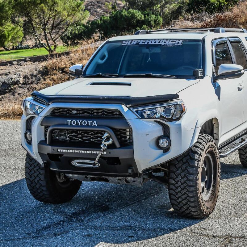 Westin 14-20 Toyota 4Runner Pro-Series Bumper Round Bull Bar - Textured Black Westin Bumpers - Steel AXOPROS