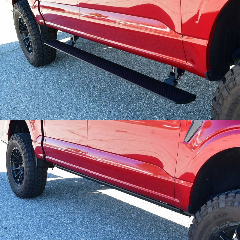 Westin 15-23 Ford F-150 SuperCrew / 17-23 F-250/350 CrewCab Pro-e Running Boards - Tex. Blk Westin Running Boards  AXOPROS