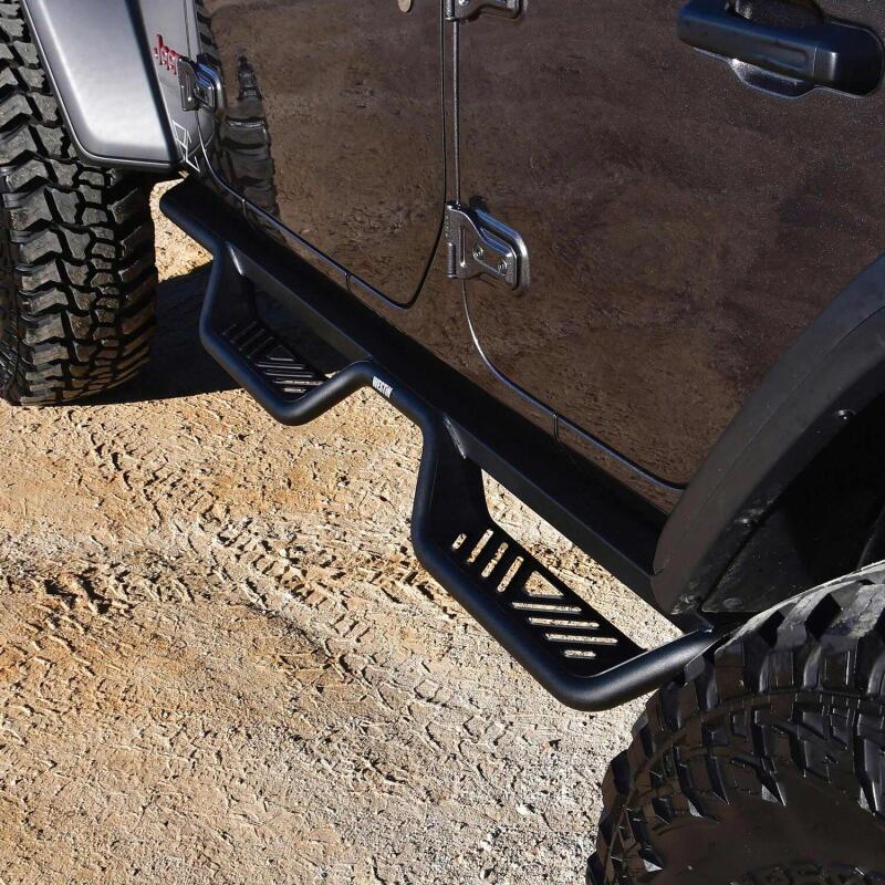 Westin 18-22 Jeep Wrangler JL Unlimited Outlaw Nerf Step Bars Westin Nerf Bars AXOPROS