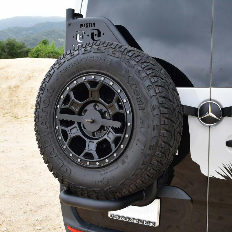 Westin 19-24 Mercedes-Benz Sprinter Accessory Carrier For XTS - Rear Driver Side Westin Bumpers - Steel AXOPROS