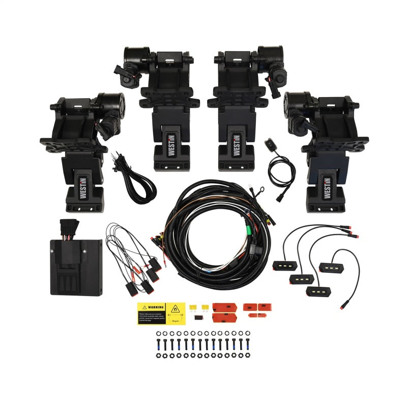 Westin 19-23 RAM 1500 Crew Cab (Excl. 2019+ 1500 Clsc.) Pro-e Running Boards - Tex. Blk Westin Running Boards  AXOPROS