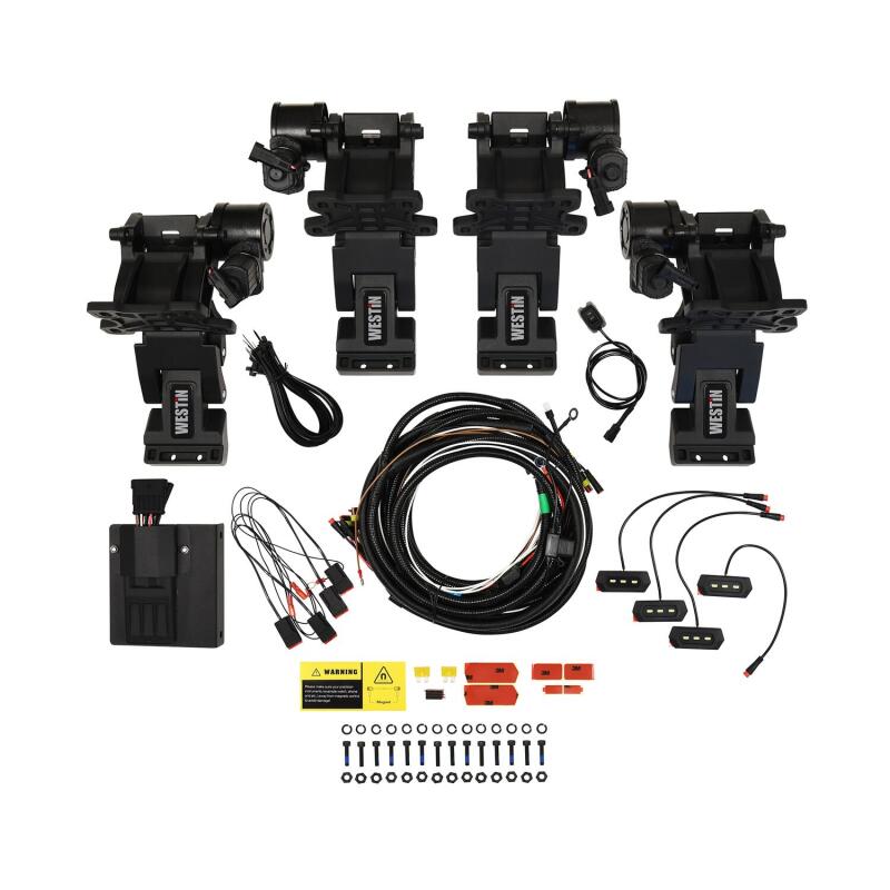 Westin 19-23 RAM 1500 Crew Cab (Excl. 2019+ 1500 Clsc.) Pro-e Running Boards - Tex. Blk Westin Running Boards  AXOPROS