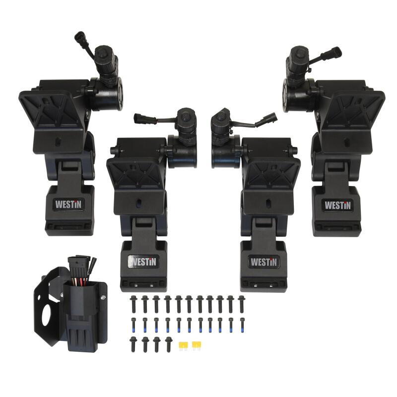 Westin 19-23 Chev/GMC Silv/Srra 1500 CC (No 19 LTD) / 20-23 2500/3500 Pro-e Running Boards - Tex Blk Westin Running Boards  AXOPROS