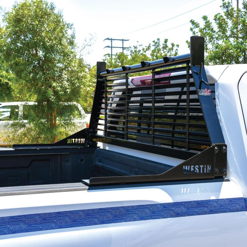 Westin 1999-2018 Chevrolet/Ford/GMC/Toyota Silverado/Sierra 1500/2500/3500 HD Headache Rack - Black Westin Headache Racks  AXOPROS