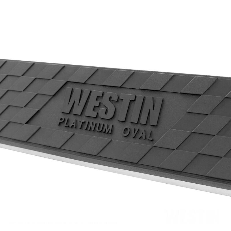 Westin 2009-2018 Dodge/Ram 1500 Crew Cab Platinum 4 Oval Nerf Step Bars - Black Westin Nerf Bars AXOPROS
