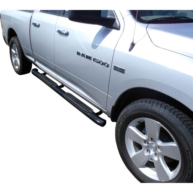 Westin 2009-2018 Dodge/Ram 15/25/3500 Crew Cab PRO TRAXX 4 Oval Nerf Step Bars - Black Westin Nerf Bars AXOPROS