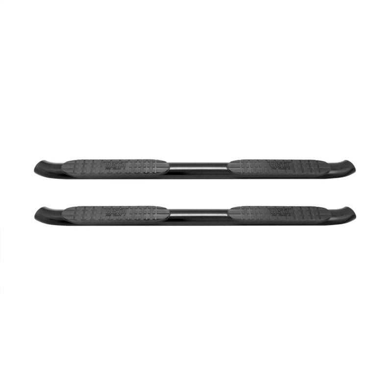 Westin 2015-2018 Ford F-150 SuperCrew PRO TRAXX 4 Oval Nerf Step Bars - Black Westin Nerf Bars AXOPROS