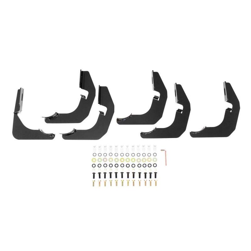 Westin 2015-2018 Ford F-150 SuperCrew PRO TRAXX 4 Oval Nerf Step Bars - Black Westin Nerf Bars AXOPROS
