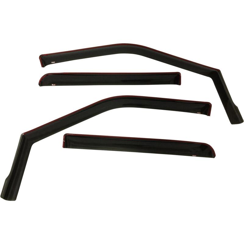 Westin 2015-2018 Ford F-150 SuperCrew Wade In-Channel Wind Deflector 4pc - Smoke Westin Wind Deflectors AXOPROS