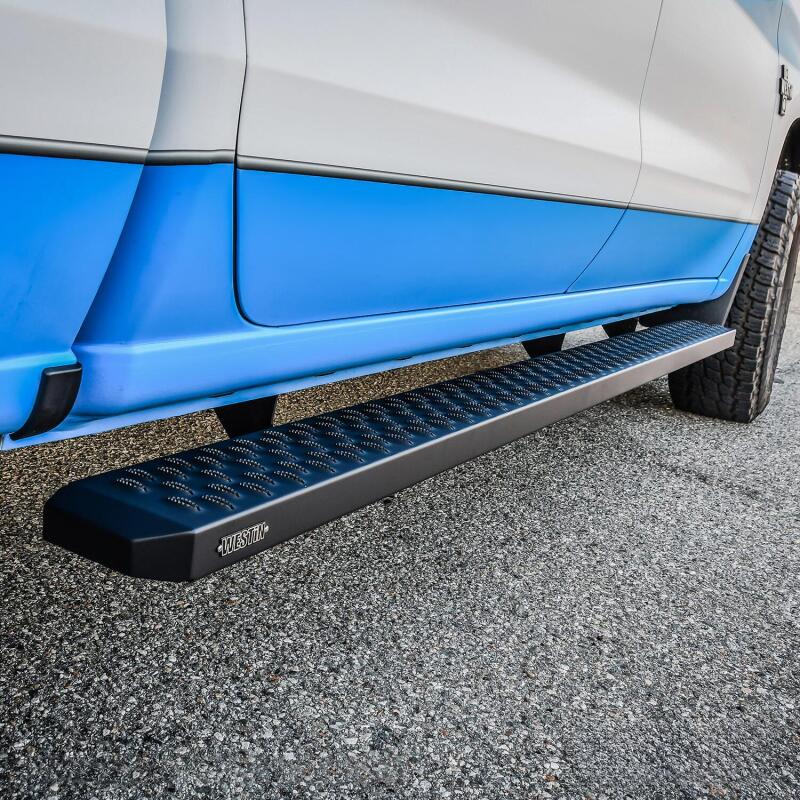 Westin Grate Steps Running Boards 90 in - Textured Black Westin Running Boards  AXOPROS