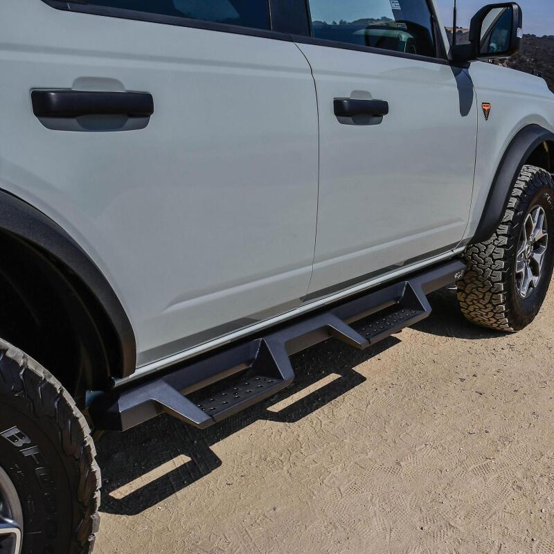 Westin/HDX 2021+ Ford Bronco Drop Nerf Step Bars - Textured Black Westin Nerf Bars AXOPROS