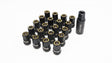 Wheel Mate Muteki HR38 Open End Lug Nuts 12x1.50 Titanium Chrome / Yellow Ring Wheel Mate Lug Nuts  AXOPROS