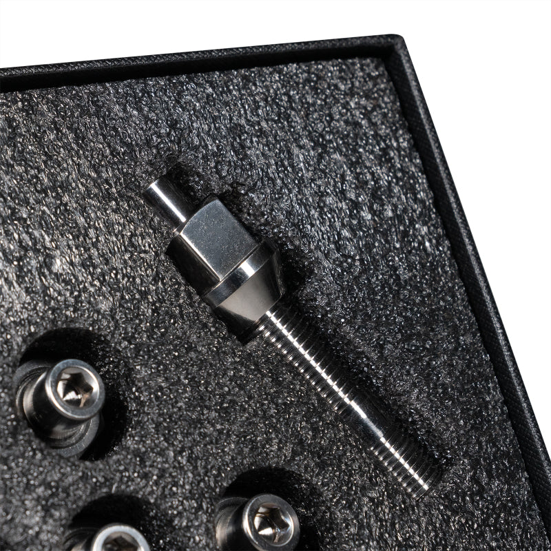 Wheel Mate Titanium Wheel Stud Conversion (Raw Ti) - M14x1.25 to M14x1.5 - 74mm - 60deg Lug Nut Wheel Mate Wheel Studs  AXOPROS