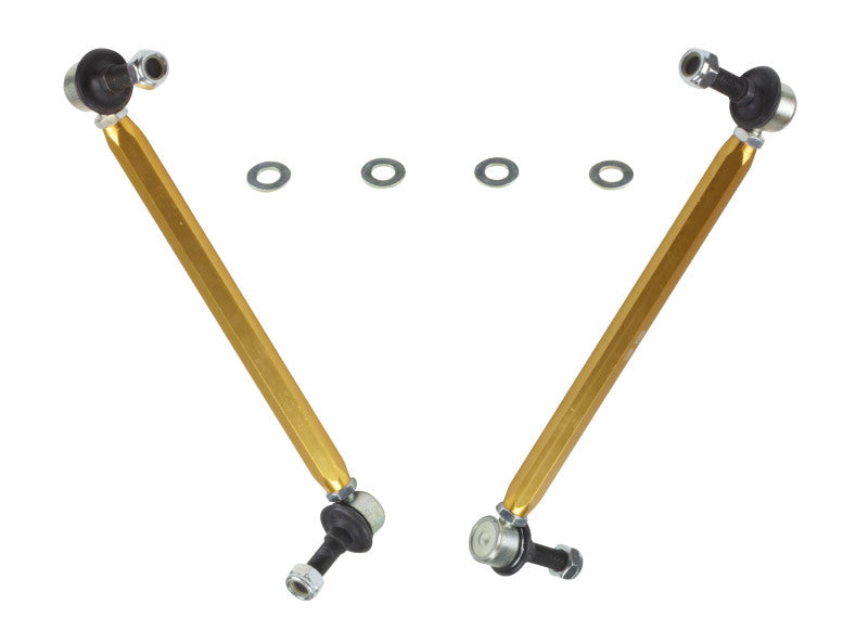 Whiteline 05-10 Chevy Cobalt/6/09+ Cruze/06-11 HHR Front Sway Bar - Link Assembly H/D Adj Steel Ball Whiteline Sway Bar Endlinks AXOPROS