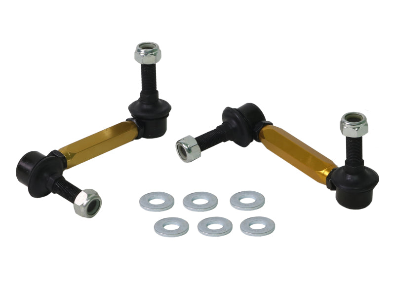 Whiteline 06-09 Toyota FJ Cruiser GSJ10 / 09+ GSJ15 Front Adjustable Heavy Duty Sway Bar Link Kit Whiteline Sway Bar Endlinks AXOPROS
