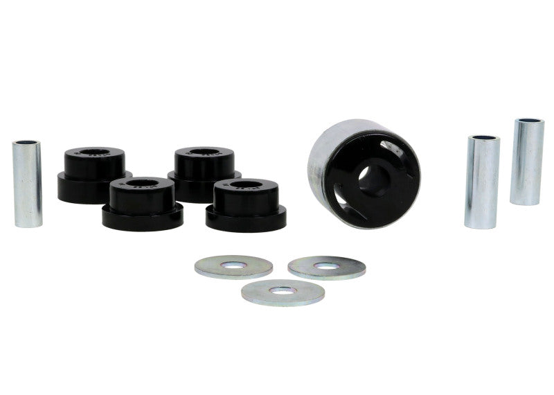 Whiteline 08-15 Mitsubishi Lancer Evo Rear Differential Mount Bushing Kit Whiteline Differential Bushings  AXOPROS