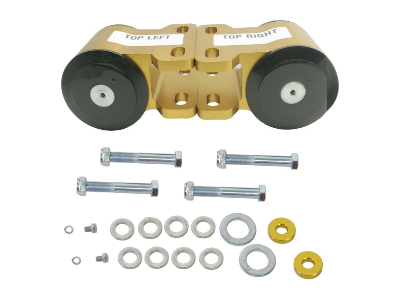Whiteline 08+ Ford Focus / 04-09 Mazda 3 Front Anti-Lift/Caster - C/A Lower Inner Rear Bushing Whiteline Bushing Kits AXOPROS