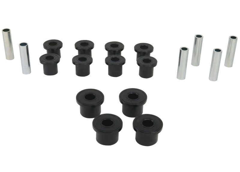 Whiteline 1987-1995 Jeep Wrangler Spring - Eye Front/Rear And Shackle Bushing Whiteline Spring Insulators  AXOPROS