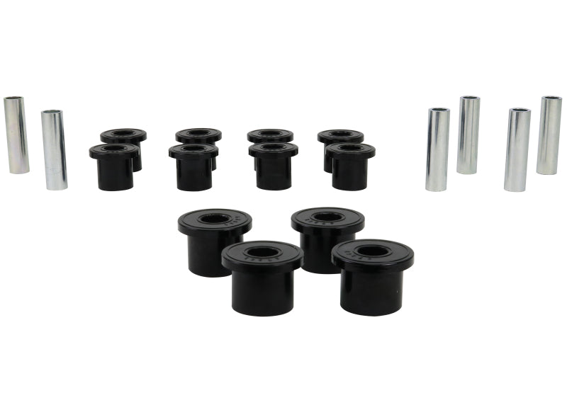 Whiteline 1987-1995 Jeep Wrangler Spring - Eye Front/Rear And Shackle Bushing Whiteline Spring Insulators  AXOPROS
