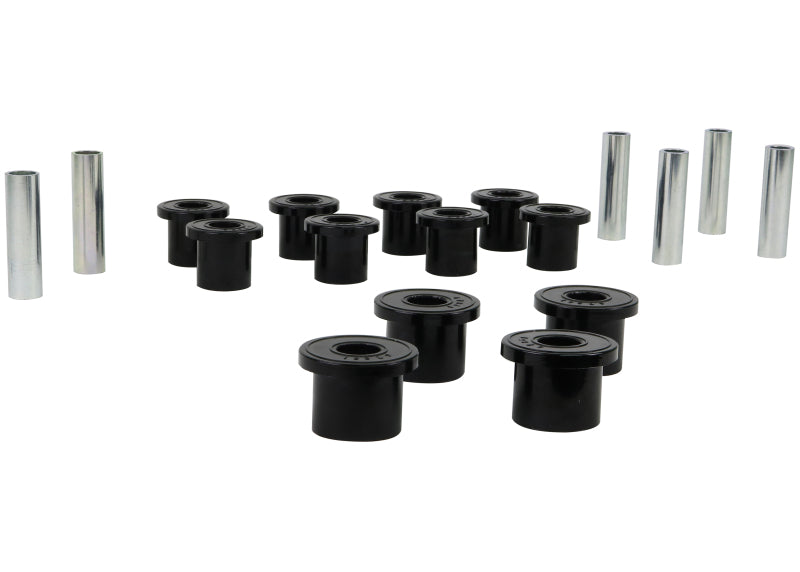 Whiteline 1987-1995 Jeep Wrangler Spring - Eye Front/Rear And Shackle Bushing Whiteline Spring Insulators  AXOPROS