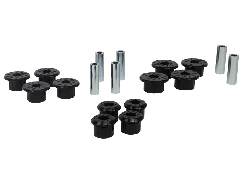 Whiteline 1999-2018 Chevrolet Silverado 1500 Spring - Eye Front/Rear And Shackle Bushing Whiteline Spring Insulators AXOPROS