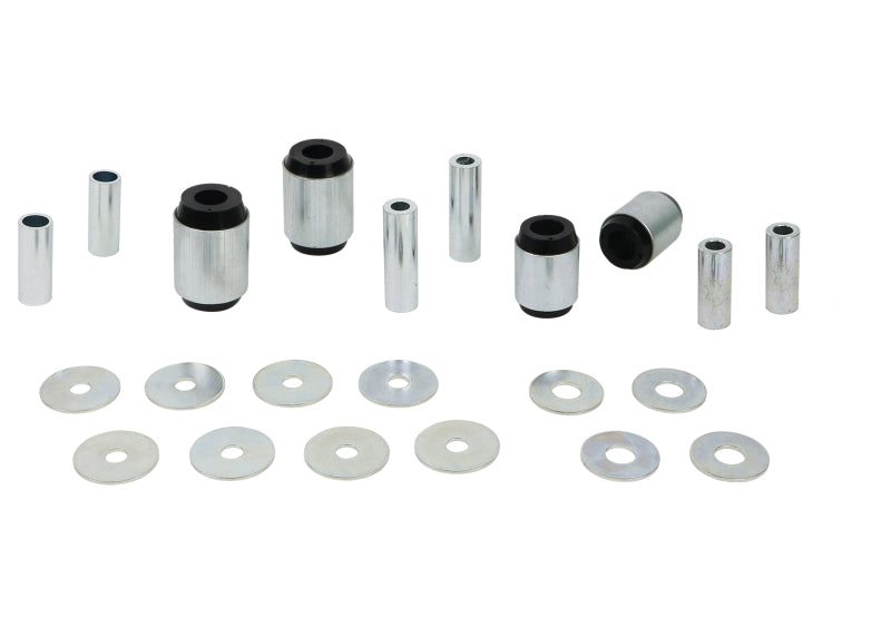 Whiteline Plus 02-09 Lexus GX470 / 06+ Toyota FJ Cruiser Fr C/A - Lwr Inner Front & Rear Bushing Kit Whiteline Bushing Kits AXOPROS