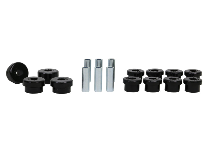Whiteline Plus 88-00 Honda Civic / 88-9/95 CRX Rear Control Arm - Lower Inner & Outer Bushing Kit Whiteline Bushing Kits AXOPROS