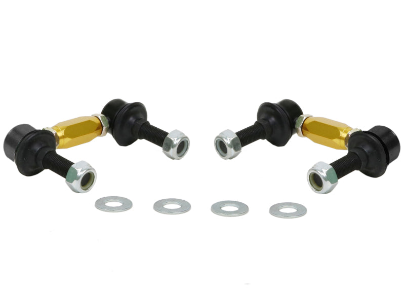 Whiteline Universal Sway Bar Link Assembly Heavy Duty Adjustable Ball/Ball Style Whiteline Sway Bar Endlinks AXOPROS
