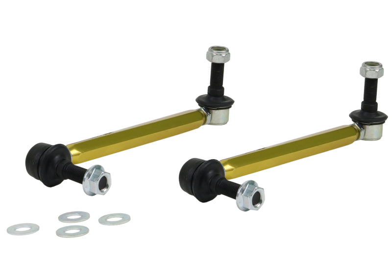 Whiteline Universal Sway Bar - Link Assembly Heavy Duty Adjustable Steel Ball Whiteline Sway Bar Endlinks AXOPROS