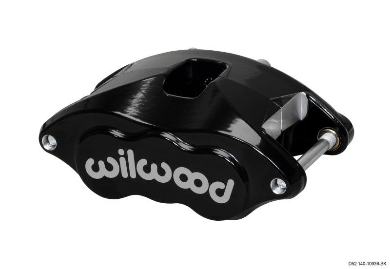 Wilwood Caliper-D52-Black Pwdr 2.00/2.00in Pistons 1.28in Disc Wilwood Brake Calipers - Perf AXOPROS