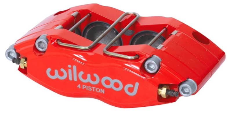 Wilwood Caliper- DPR-DS - Red 1.25in Piston .38/.500in Rotor - Dust Seal Wilwood Brake Calipers - Perf AXOPROS