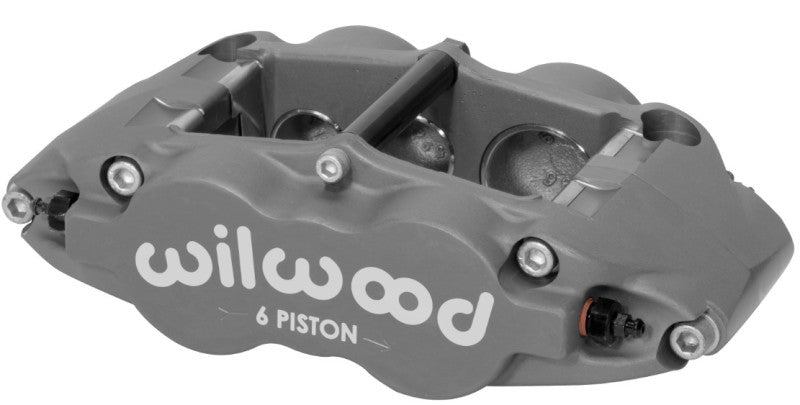 Wilwood Caliper-Forged Superlite 6R-L/H 1.62/1.12/1.12in Pistons 1.25in Disc Wilwood Brake Calipers - Perf AXOPROS