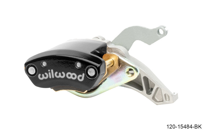 Wilwood Caliper - MC4 Mechanical Right Hand - Black 1.19in Piston 1.10in Rotor - Black Wilwood Brake Calipers - Perf AXOPROS