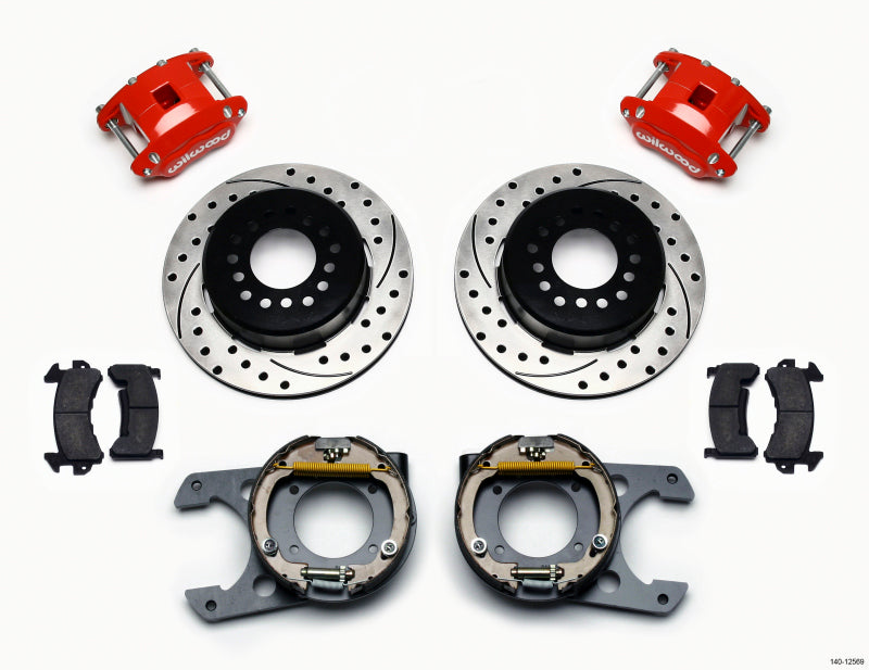 Wilwood D154 P/S Park Brake Kit Chevy C-10 2.42 Offset 5-lug Wilwood Big Brake Kits AXOPROS