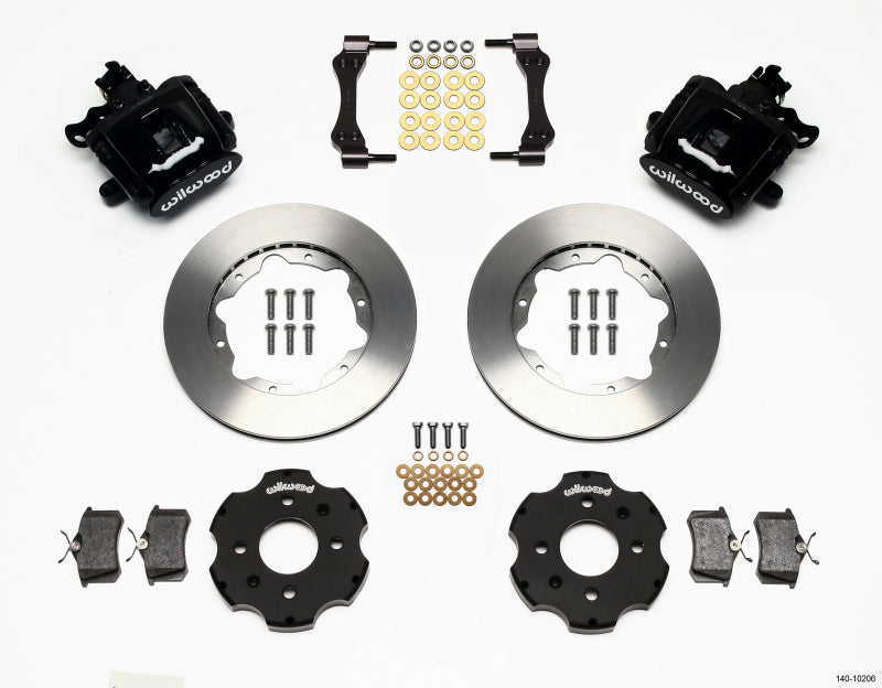 Wilwood Combination Parking Brake Rear Kit 11.00in Civic / Integra Disc 2.39 Hub Offset Wilwood Brake Calipers - Perf AXOPROS