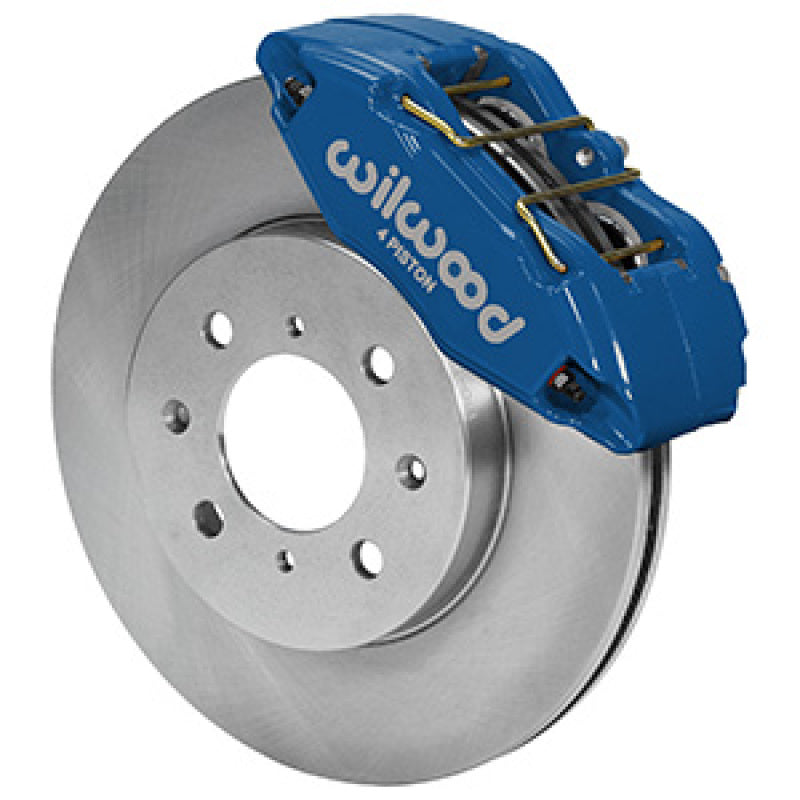 Wilwood DPHA Front Caliper & Rotor Kit Honda / Acura w/ 262mm OE Rotor - Competition Blue Wilwood Big Brake Kits AXOPROS