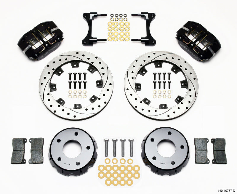 Wilwood Dynapro Radial Front Drag Kit 11.75in Vented Drilled 98-02 Camaro/Firebird Wilwood Big Brake Kits AXOPROS