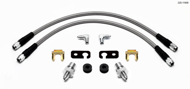 Wilwood Flexline Kit Front Fiesta Wilwood Brake Line Kits AXOPROS