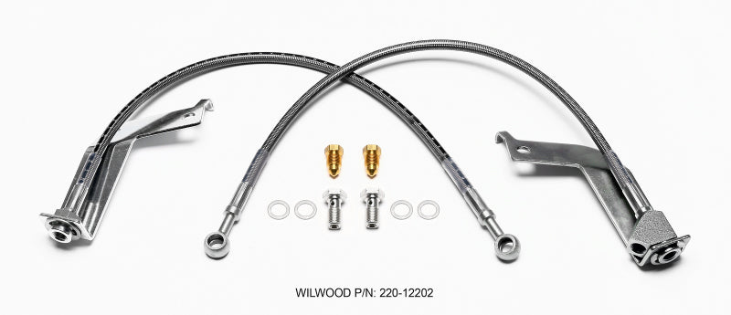 Wilwood Flexline Kit Rear 99-04 Ford Mustang GT Wilwood Brake Line Kits AXOPROS
