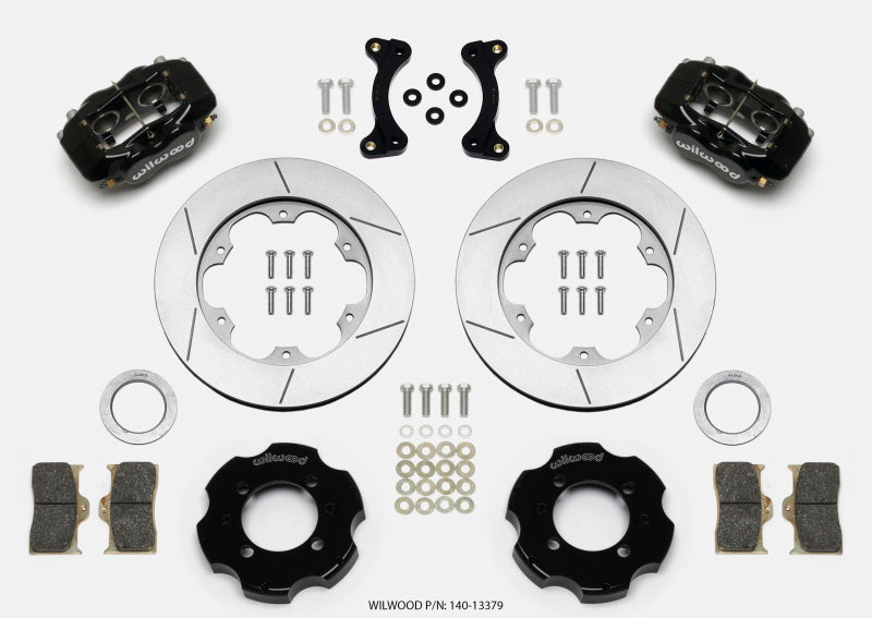 Wilwood Forged Dynalite Front Hat Kit 11.00in GT Rotor 95-05 Miata Wilwood Big Brake Kits AXOPROS