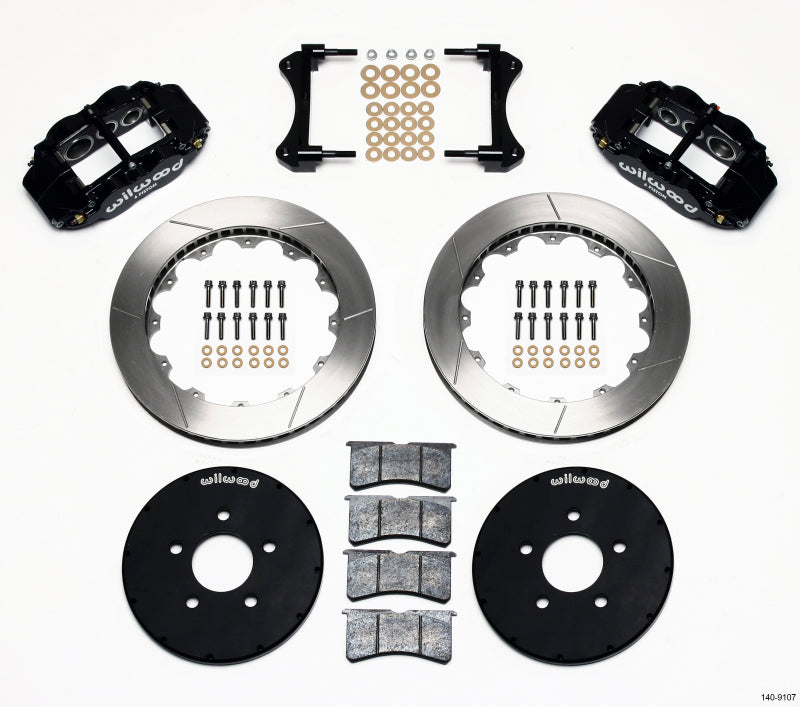 Wilwood Narrow Superlite 6R Front Hat Kit 12.88in 1994-2004 Mustang Wilwood Big Brake Kits AXOPROS