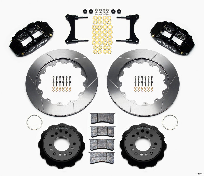 Wilwood Narrow Superlite 6R Front Hat Kit 14.00in 93-96 Mazda RX7 Wilwood Big Brake Kits AXOPROS